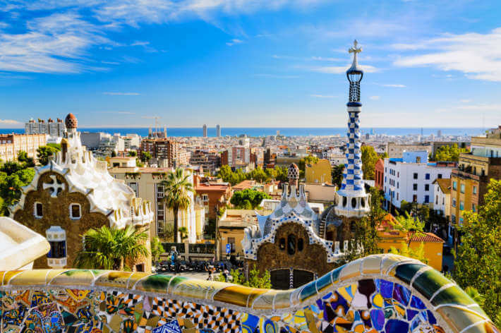 Reisen Spanien Barcelona, Park Guell