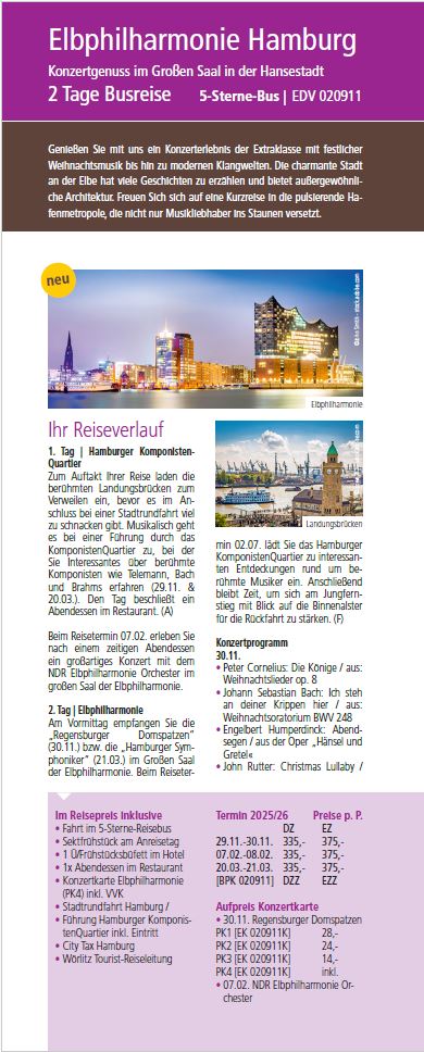 Elbphilharmonie Hamburg November 2025