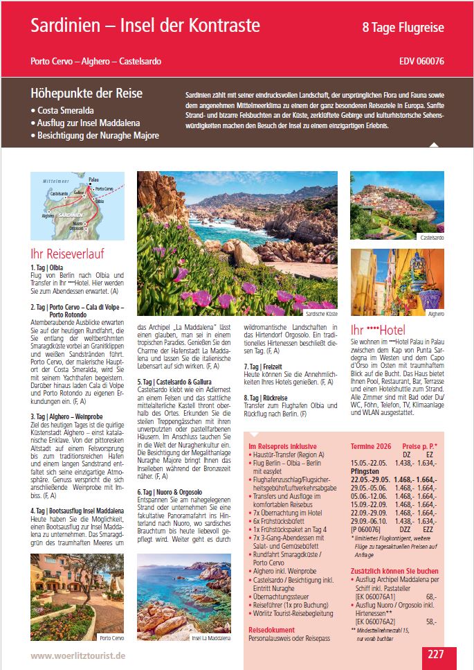 Expi Angebot Sardinien