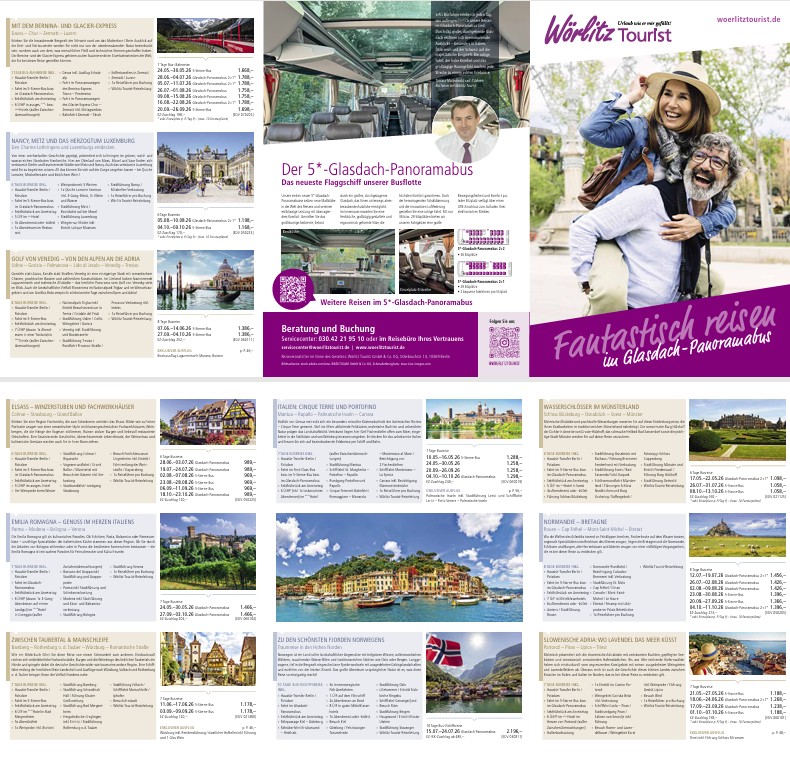Glasdach Panorama Reisen Flyer 1