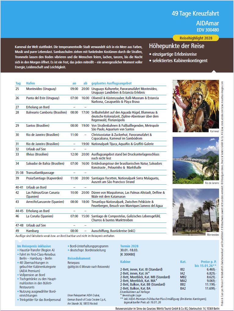 Karneval Rio de Janeiro Seite 2