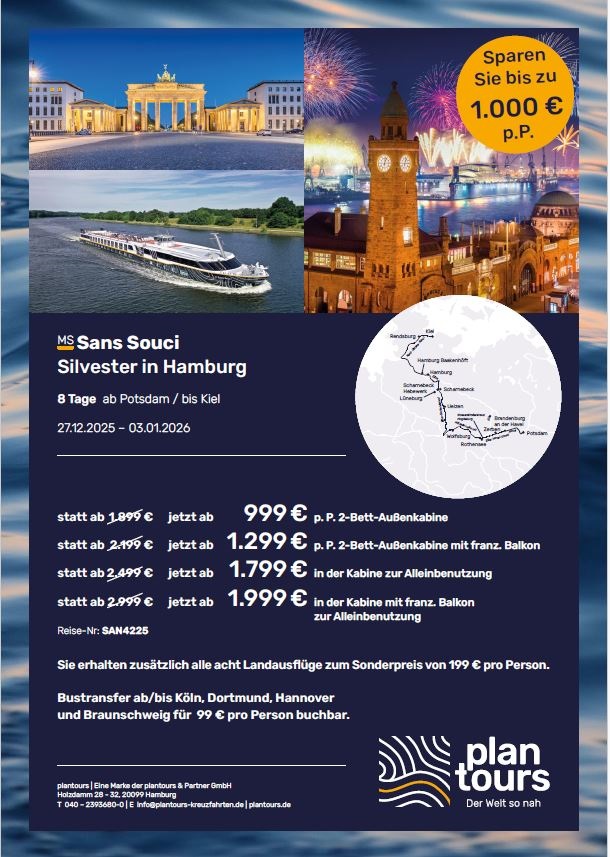 Plantours Silvesterreise