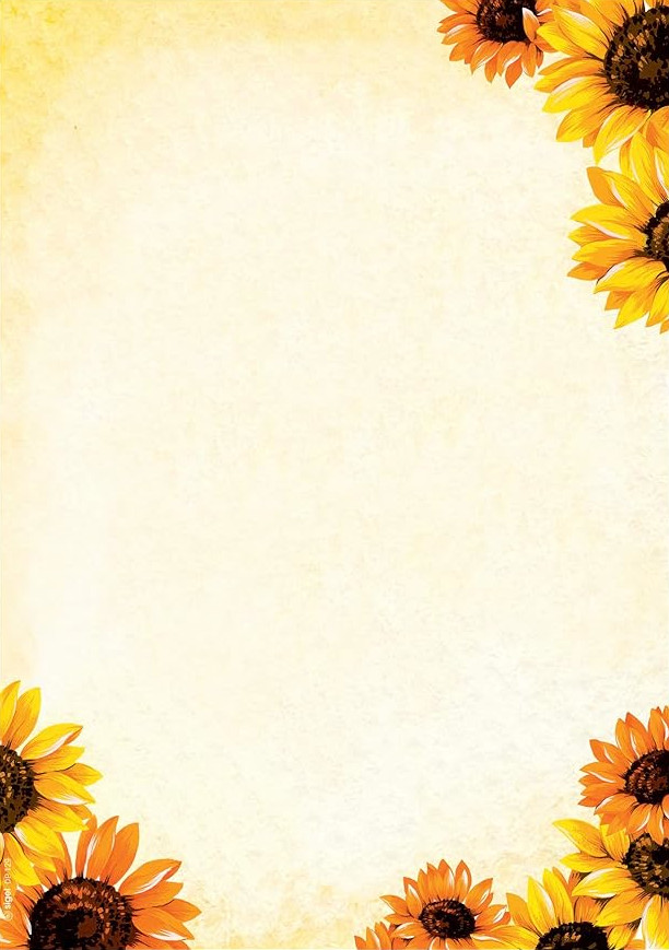 Sonnenblumen Muster Gutscheine
