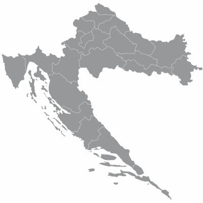 Kroatien Karte