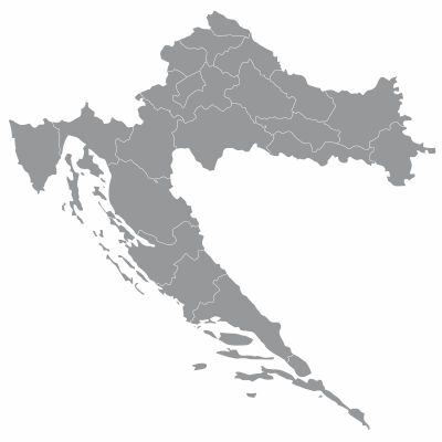 Kroatien Karte