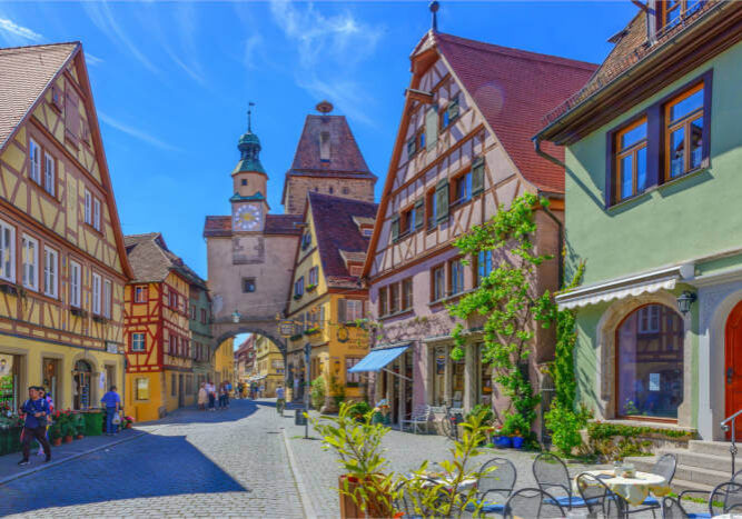 Rothenburg Ob Der Tauber. Busreisen nach Bayern.