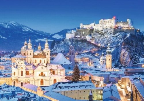 Winterreisen nach Salzburg, Salzburger Land, Österreich