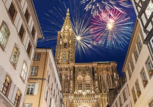 Silvester im Elsass