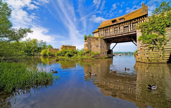 Alte Mühle - Motiv für den Maler Claude Monet