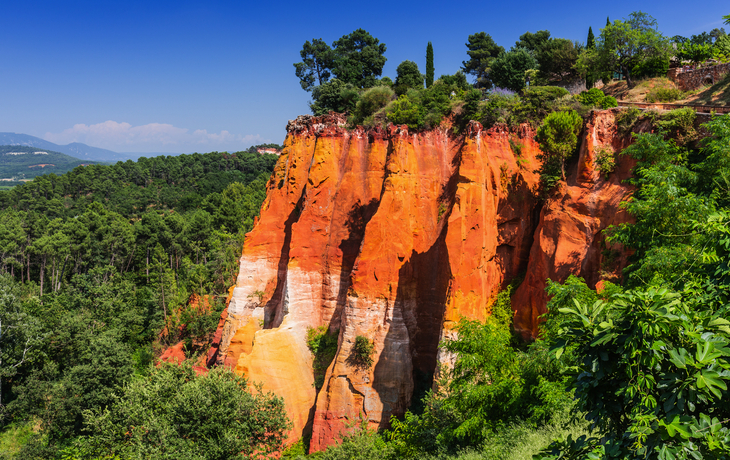 Ockerfelsen Roussillon