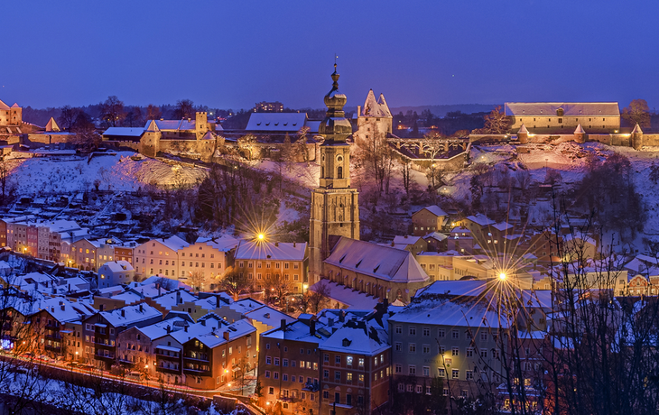 Burghausen im Winter