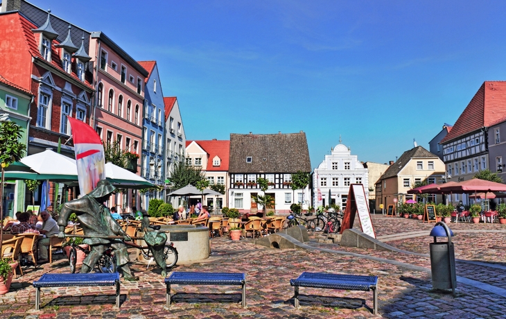 Ueckermünde Marktplatz
