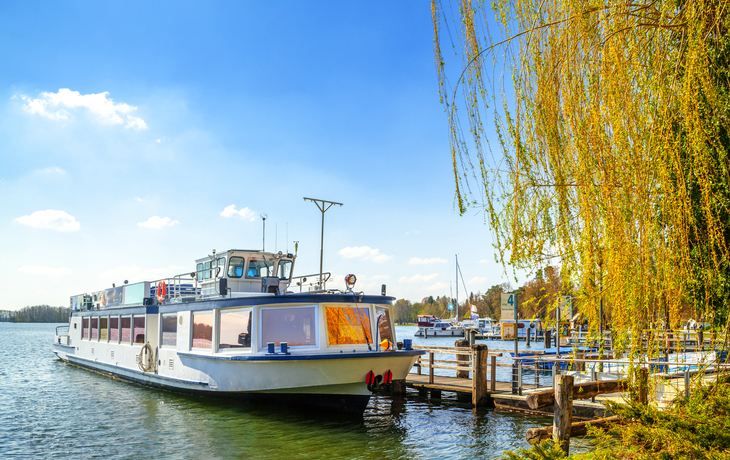 Schiff am Scharmützelsee, Bad Saarow, Brandenburg, Deutschland 
