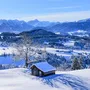 Winterpanorama im Oberallgäu