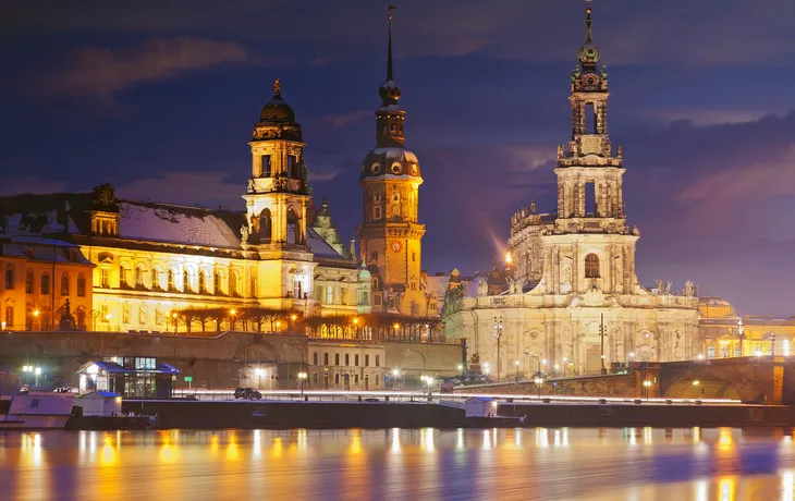 Winterabend in Dresden