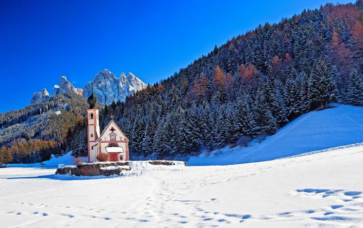 Winterlandschaft in Südtirol, Italien