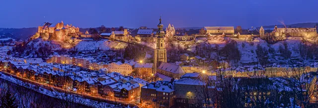 Burghausen im Winter