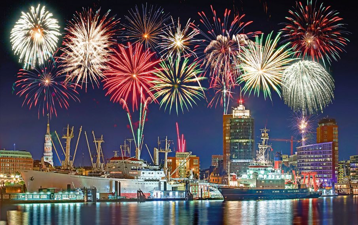 Feuerwerk in Hamburg