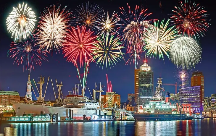 Feuerwerk in Hamburg