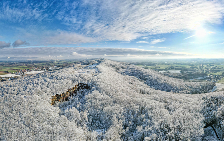 Weserbergland von oben