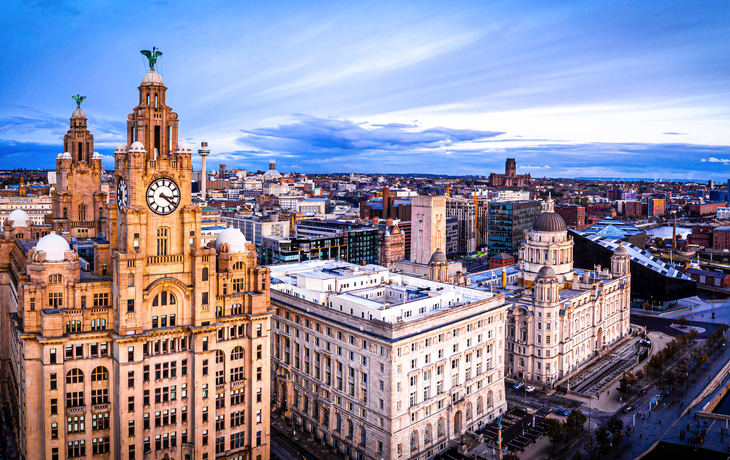 Royal Liver Building in Liverpool