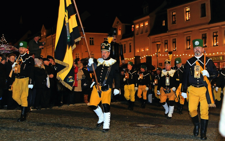 Bergparade in Schneeberg
