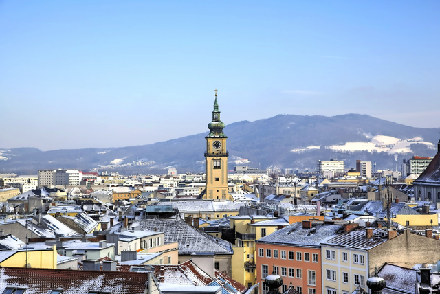 Winterliches Linz