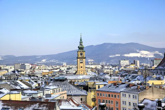 Winterliches Linz
