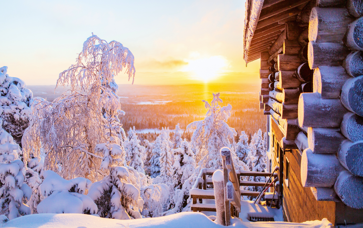 Winterliches Finnland