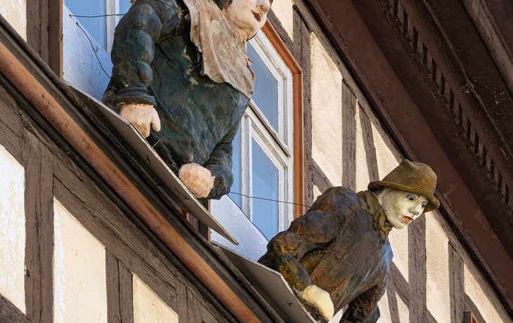 Mühlhausen in Thüringen, Innenstadt/Altstadt, historische Fenstergucker