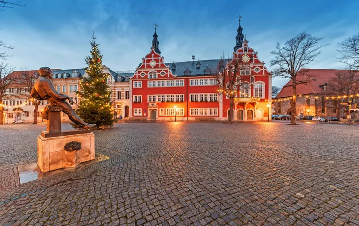 Arnstädter Innenstadt im Advent