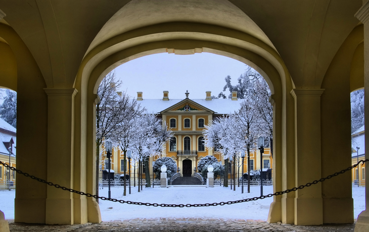 Barockschloss Rammenau im Winter