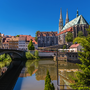 Görlitz Brücke und Peterskirche
