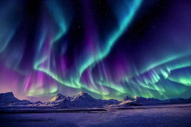 Aurora Borealis in Norwegen