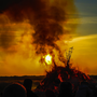 Osterfeuer in Sankt Peter-Ording