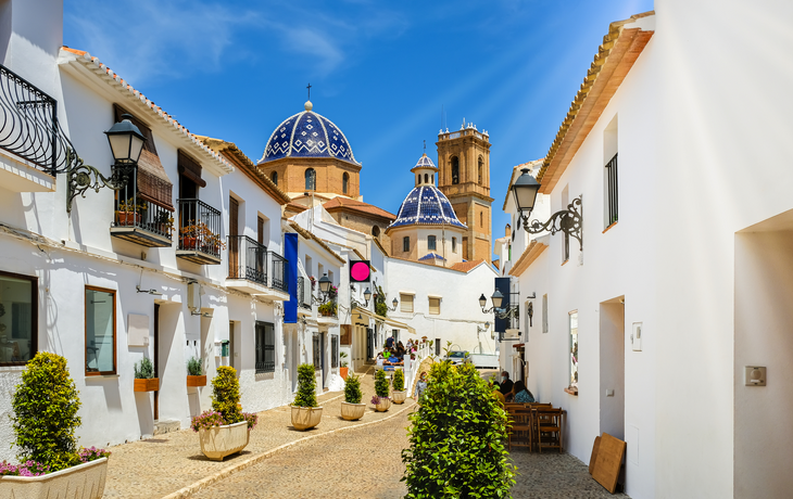 Altea an der Costa Blanca