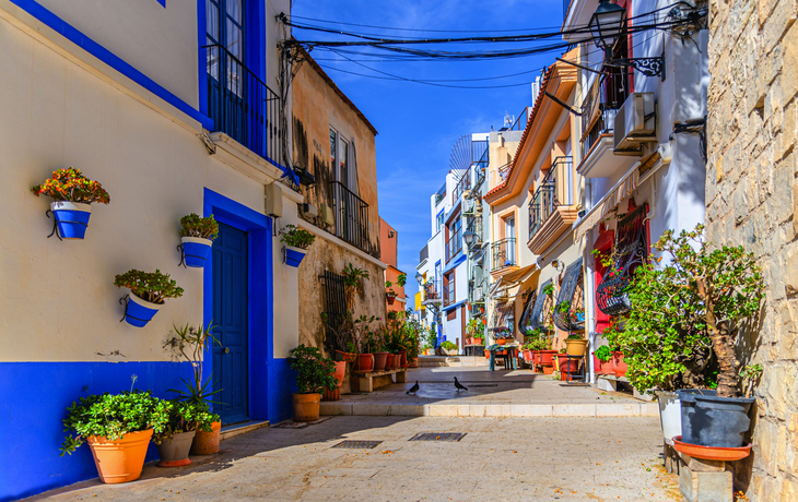 Stadtteil Barrio de Santa Cruz - die Altstadt von Alicante