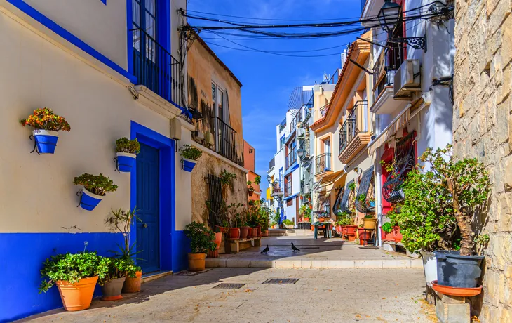 Stadtteil Barrio de Santa Cruz - die Altstadt von Alicante