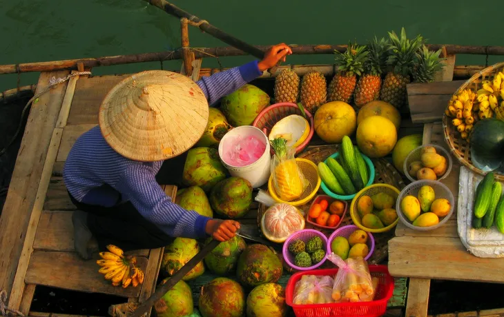Mekong, schwimmender Markt