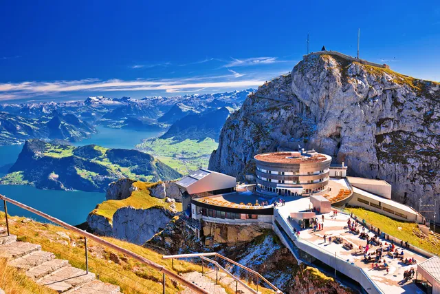 Pilatus, Blick über den Vierwaldstättersee